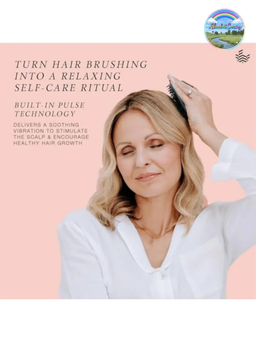 Electric Scalp Massager Brush Waterproof Vibrating Hair Growth
